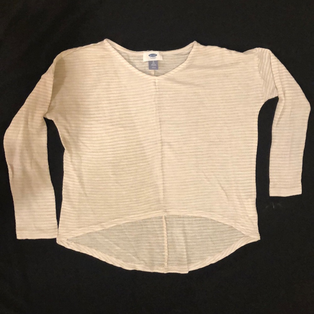 Lightweight Striped Long Sleeve Top